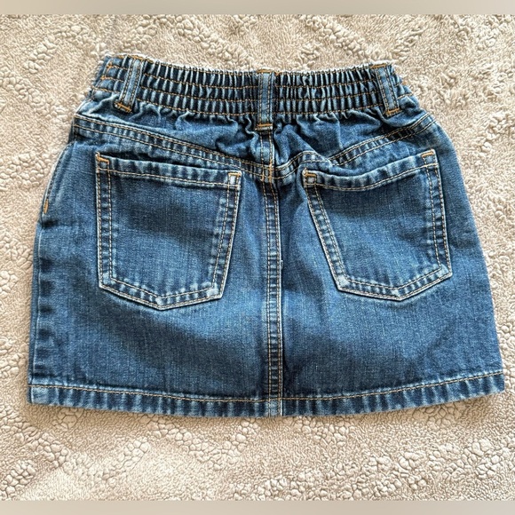 👖 Old Navy Girls Denim Jean Skirt | Size 4T | 100% Cotton - Picture 4 of 5